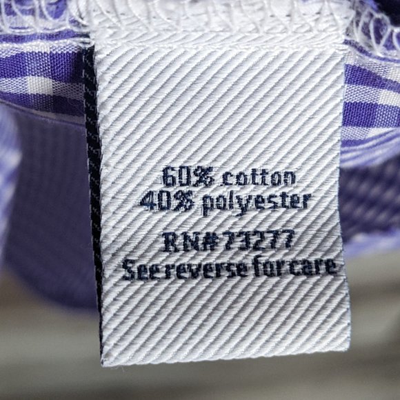 Croft & Barrow* Men's Short Sleeve Button Down Curved Hem Chest Pocket Shirt~ XL - Picture 5 of 9